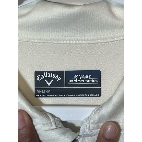 Callaway Men's Golf Weather Series Lightweight Quarter Zip Jacket Size M - USED - Picture 5 of 7